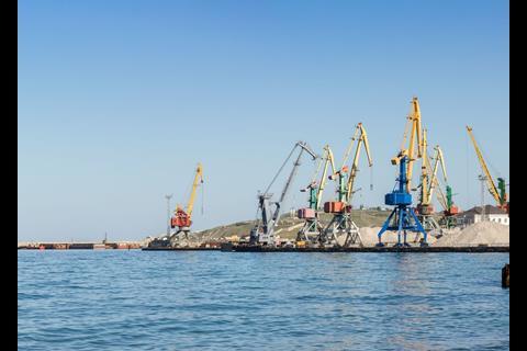 Lacking: Crimean ports, including Kerch (pictured), have suffered from under-investment during Ukraine ownership